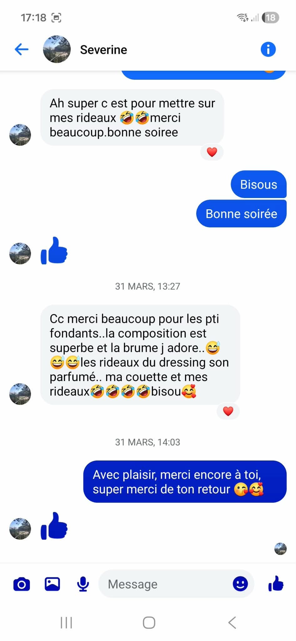Douceur Reçue