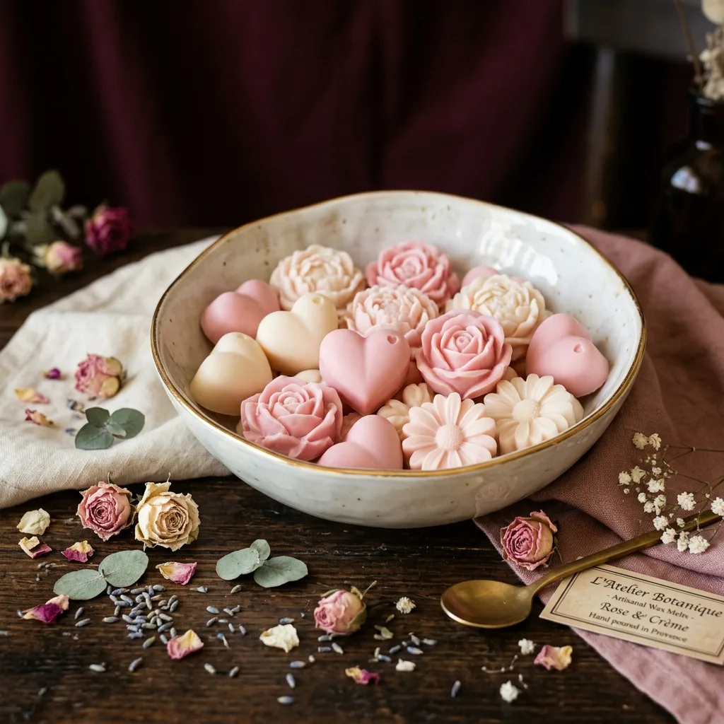Fondants parfumés coulés avec soin