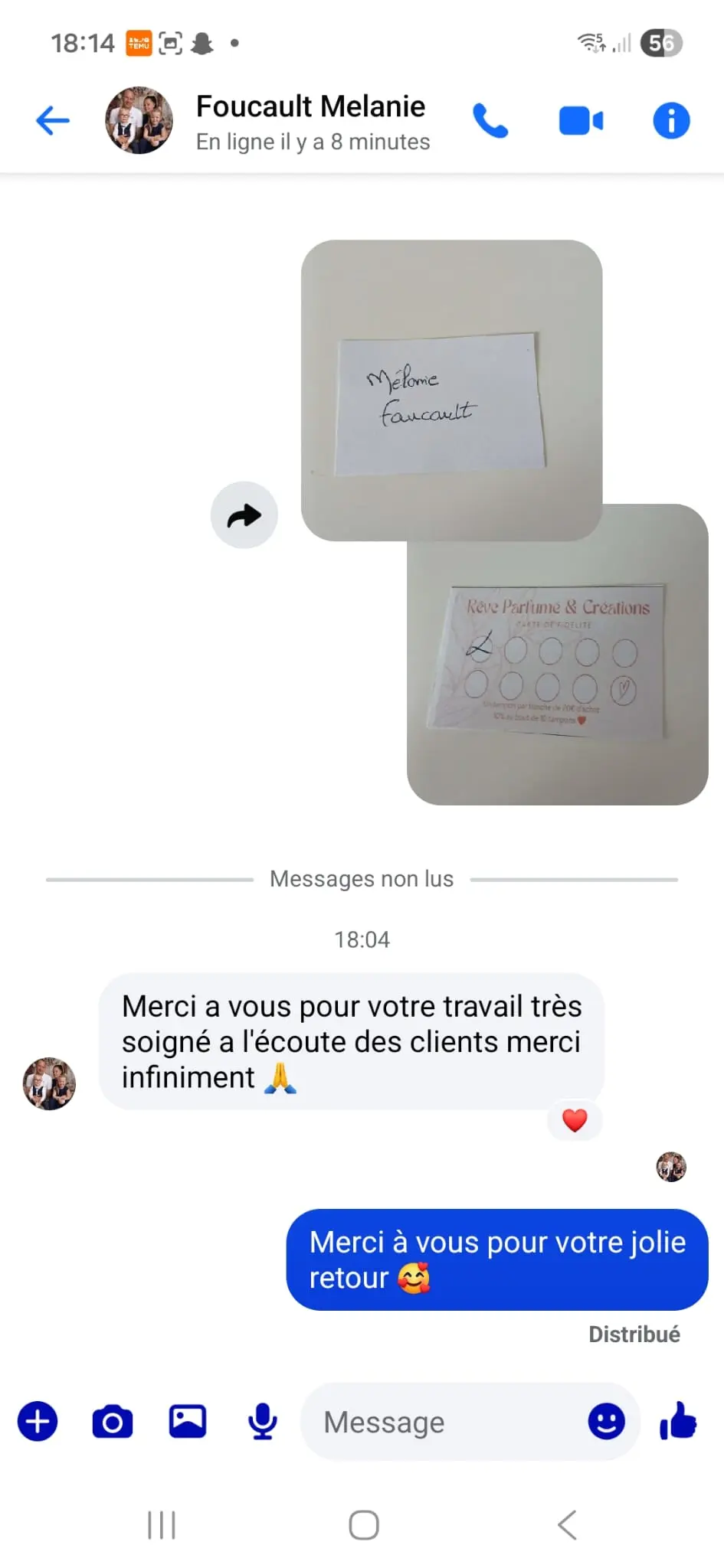 Travail Soigné - Messenger